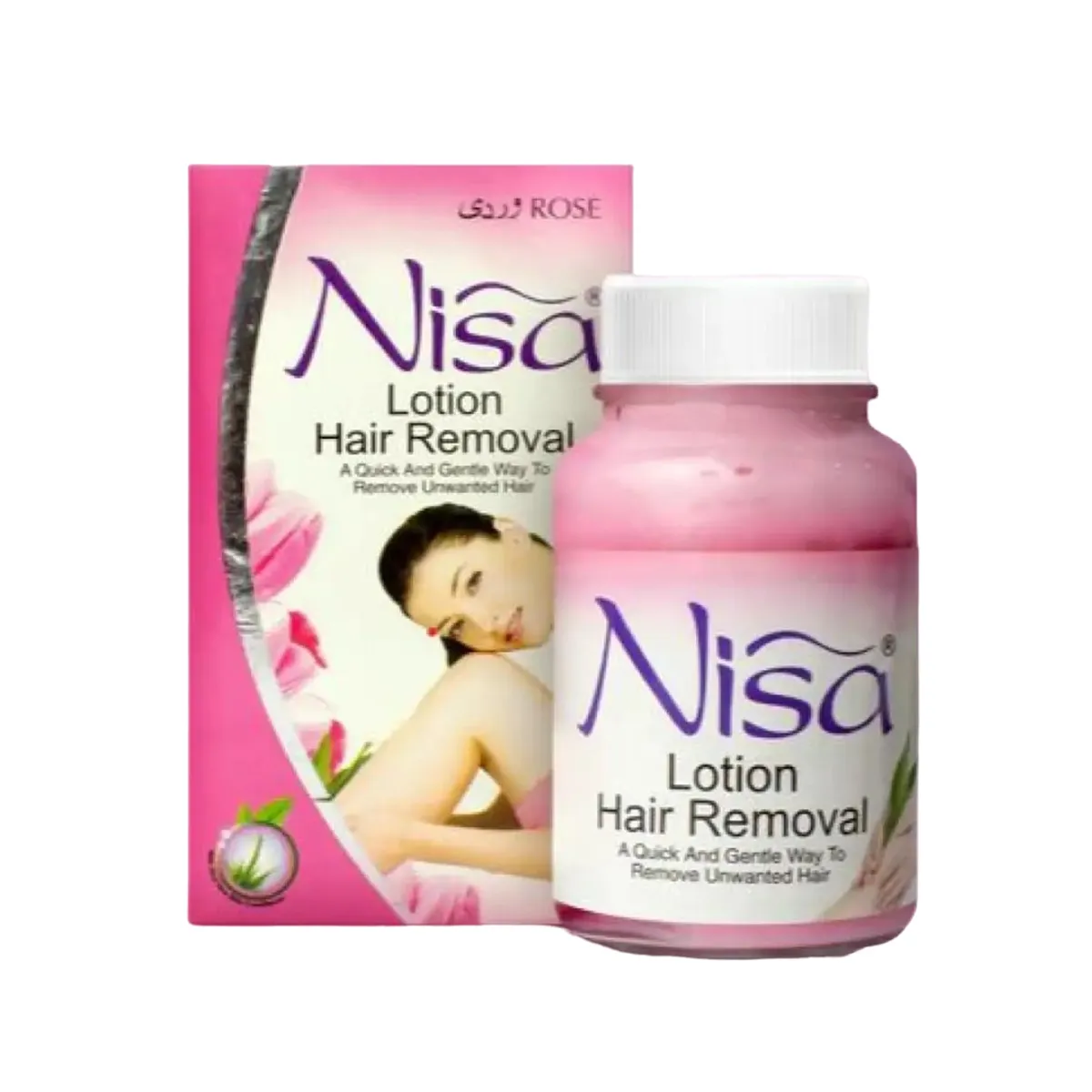 NISA Rose HAIR REMOVE JAR 120ML NISA HAIR REMOVE JAR 120ML - Image 1