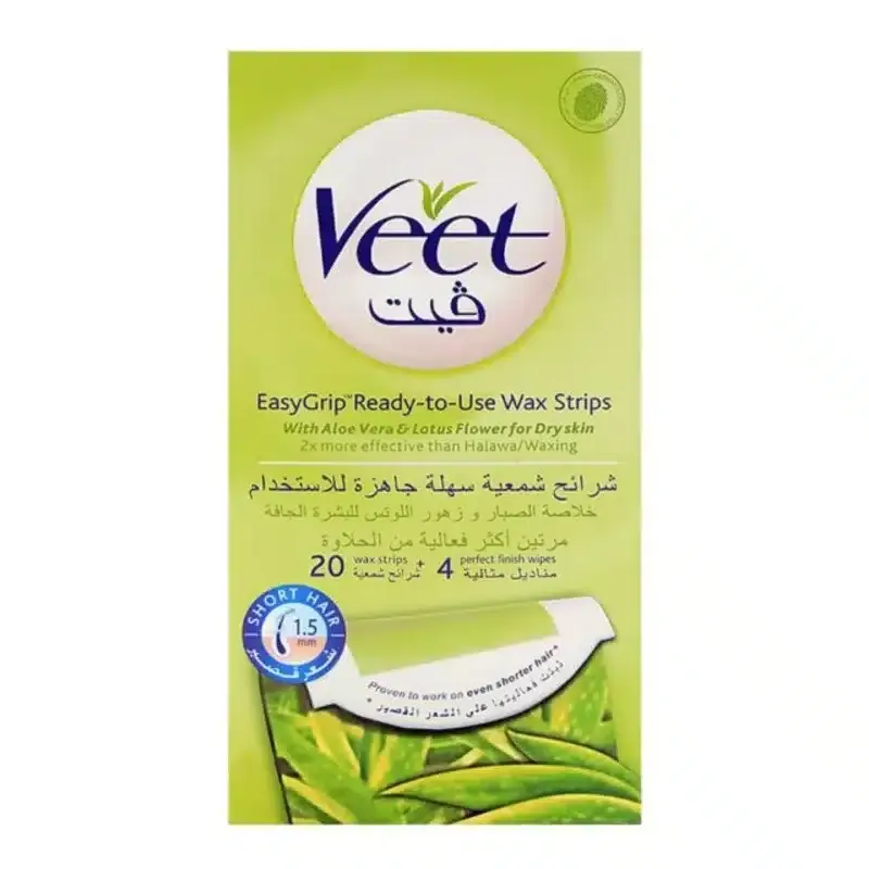VEET WAX STRIPS GREEN