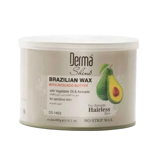 c302e29a-b4a3-4922-a25a-a6e6a8b51494_removalai_preview DERMA SHINE BRAZILIAN AVOCADO BUTTER WAX - Image 1