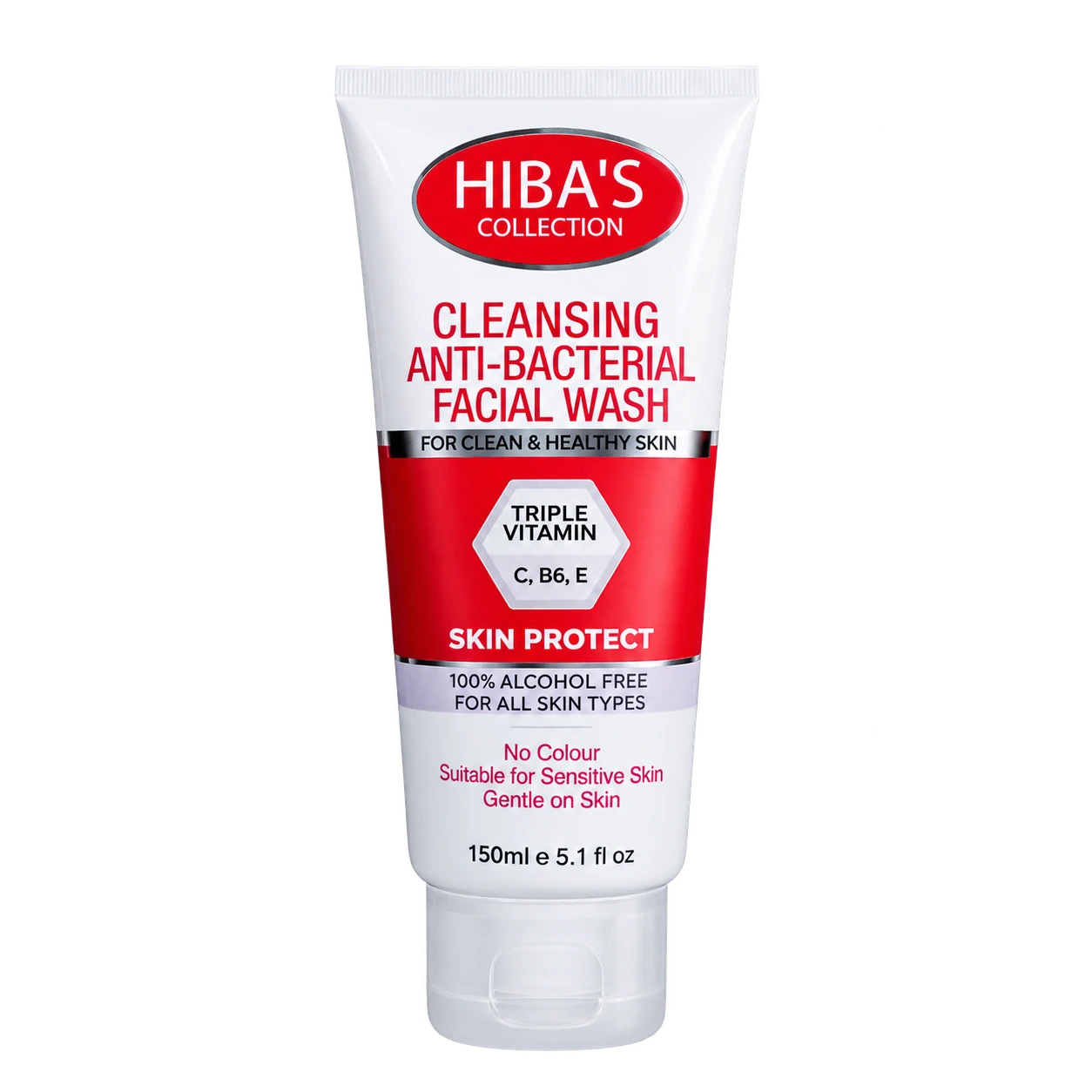 077bdcbd-500a-49a9-bf41-25d73d44dab3 Hiba’s Collection Facial Wash 150ml - Image 1