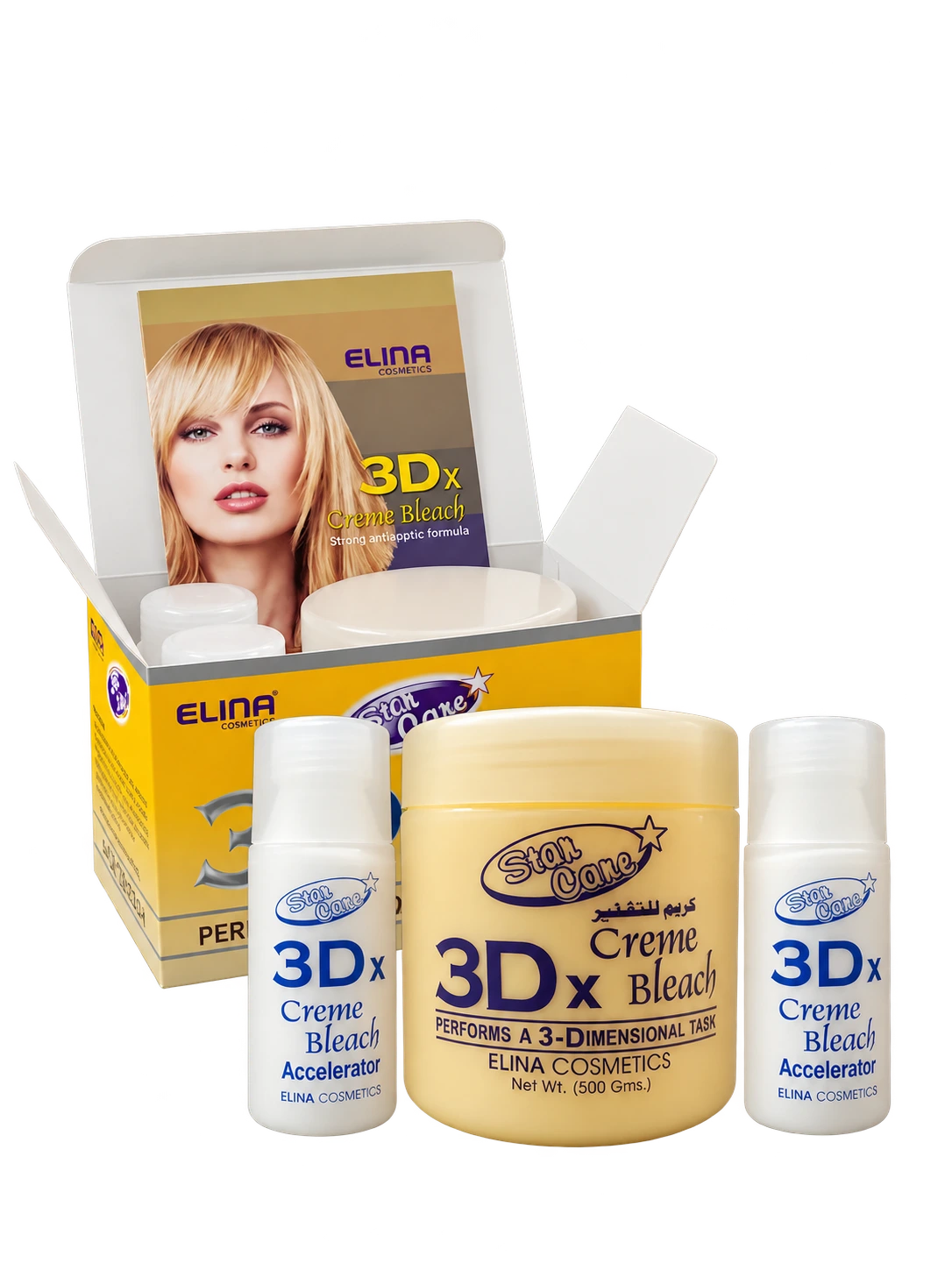 dbc2243c-5b6d-47c4-b3cf-9439d74a475d Star Care 3DX Cream Bleach Salon Pack – 500g - Image 1
